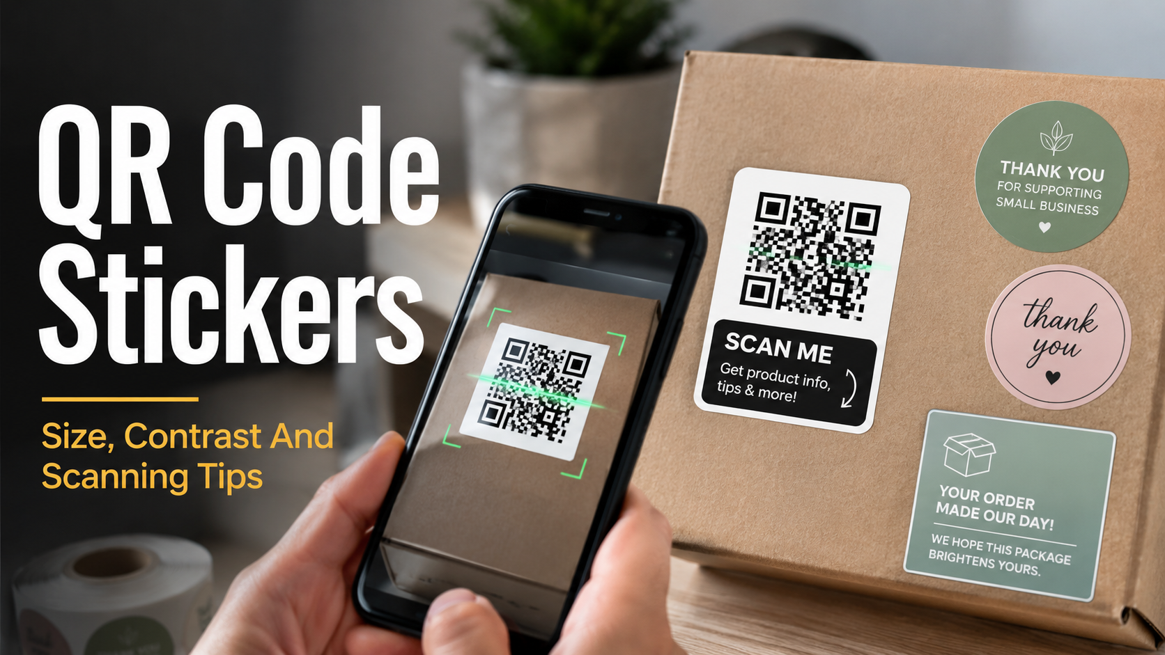 QR Code Stickers: Size, Contrast And Scanning Tips